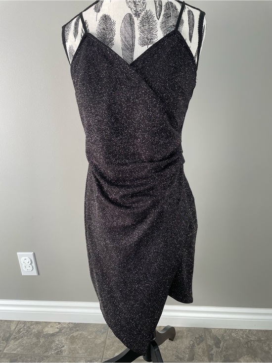 le chateau Dresses & Skirts - LE CHATEAU - Black Sparkle Spaghetti-Strap Dress